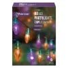 80 Purple & Orange Party Lights