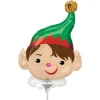Adorable Elf Air-Filled Mini Foil Balloon - 12"