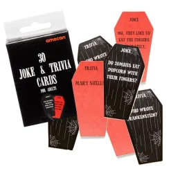 Adult Halloween Joke & Trivia Cards