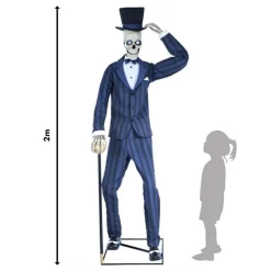 Animated Sharply Dressed Skeleton - 2M