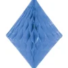 Baby Blue Honeycomb Diamond Decoration - 30Cm