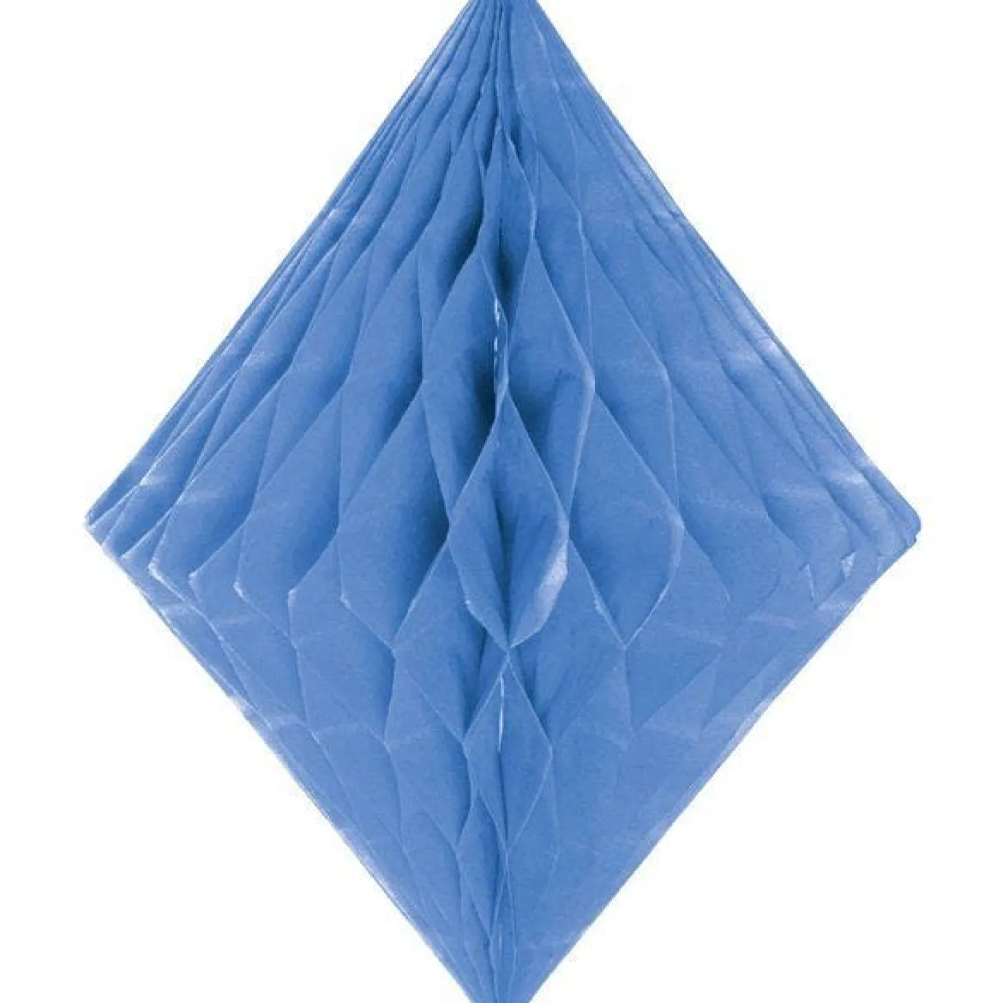 Baby Blue Honeycomb Diamond Decoration - 30Cm