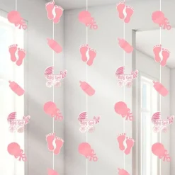 Baby Girl String Decoration (6Pk)