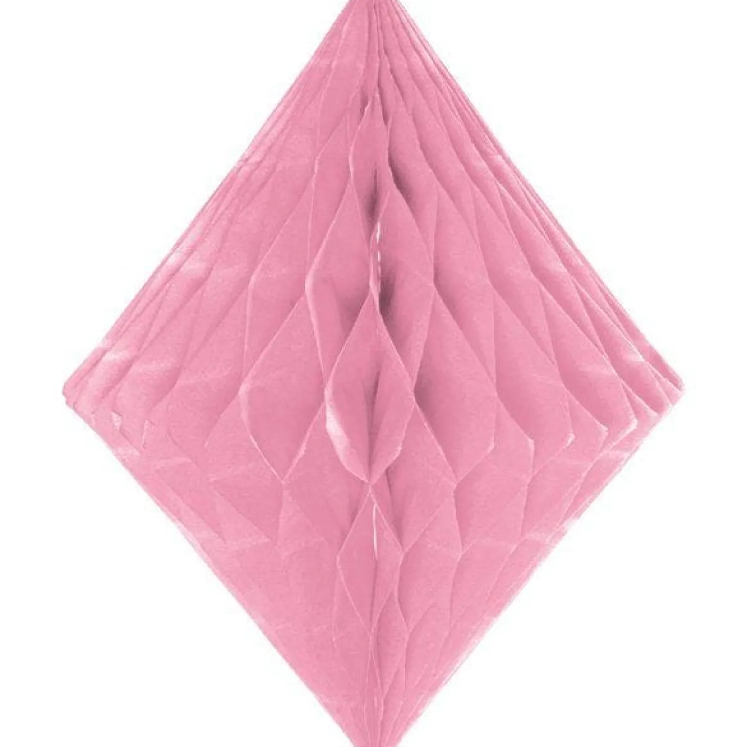 Baby Pink Honeycomb Diamond Decoration - 30Cm