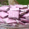 Baby Pink Polka Dot Chocolate Neapolitans - 20Pk