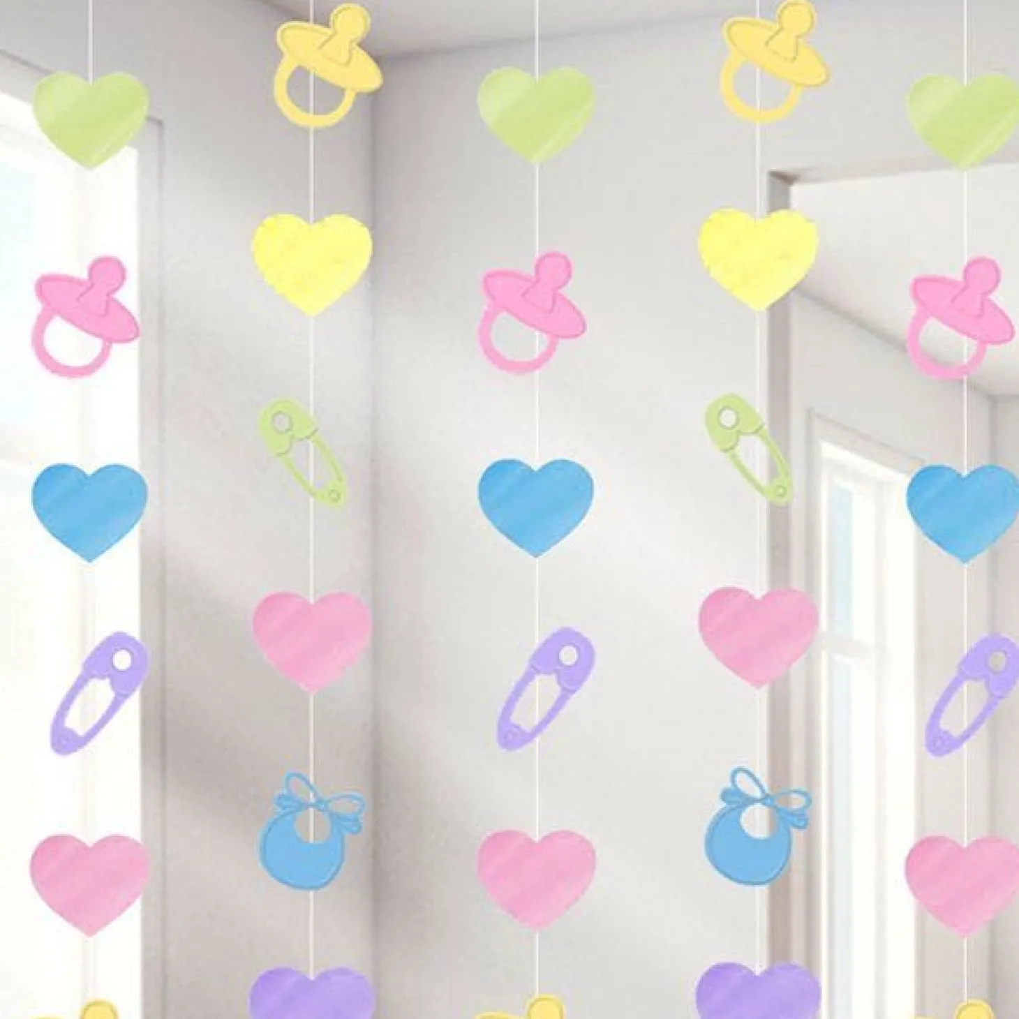 Baby Shower String Decoration (6Pk)