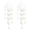 Baby Wishes Hanging Clouds & Droplets (2Pk)