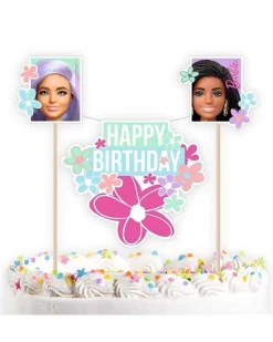 Barbie Sweet Life Cake Bunting - 26Cm X 15Cm