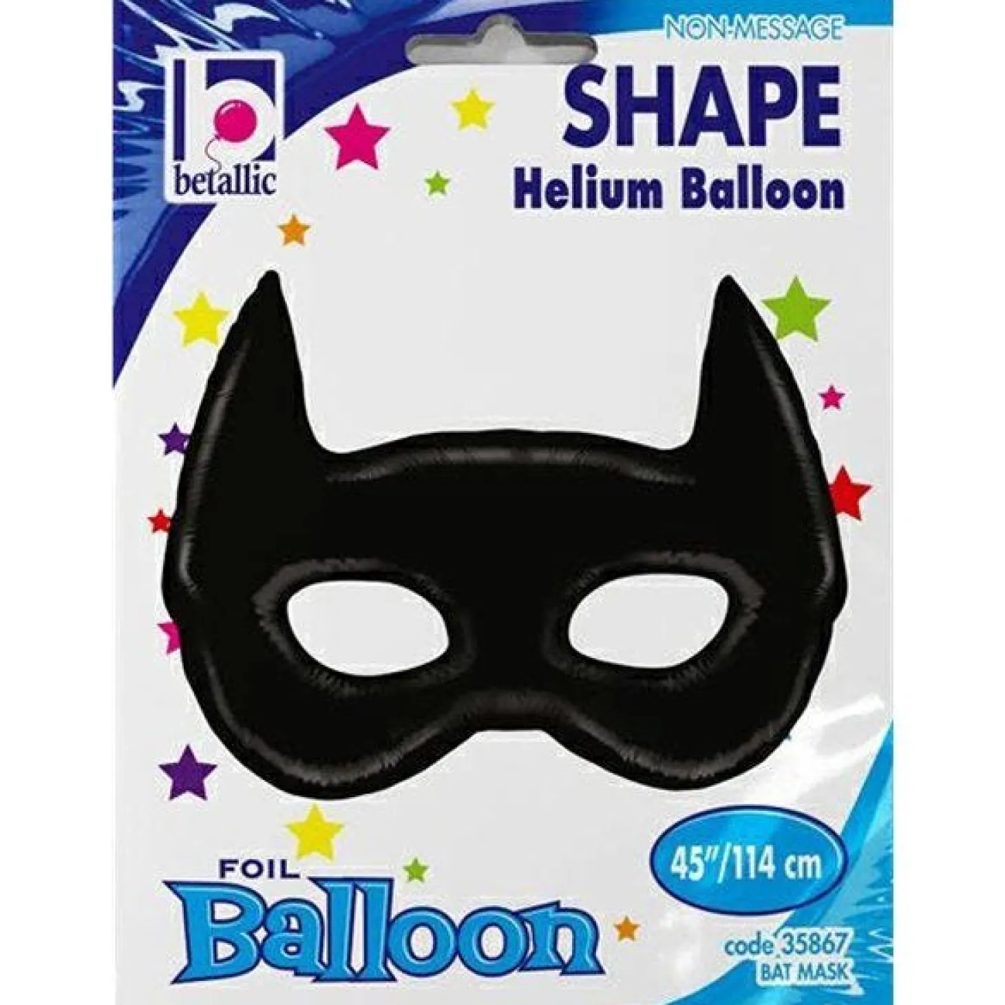 Bat Mask Supersize Foil Balloon - 45"