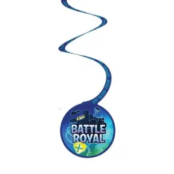 Battle Royal Hanging Swirl Decorations (12Pk)
