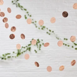 Beautiful Botanics Rose Gold Circle Garland - 5M