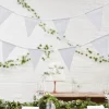 Beautiful Botanics White Fabric Bunting - 5M