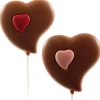 Belgian Chocolate Heart Lollipop