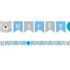 Birthday Bear Ribbon Banner With 1St Birthday Stickers - 1.9M