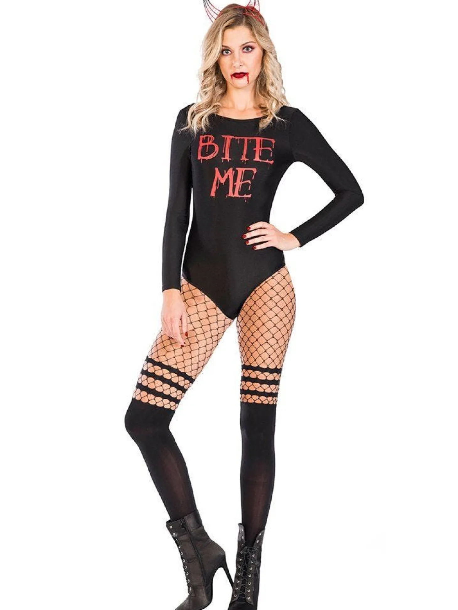 Bite Me Bodysuit - Adult Costume