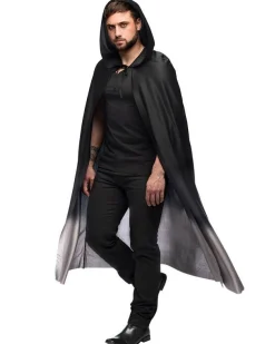 Black & Grey Cape - 170Cm