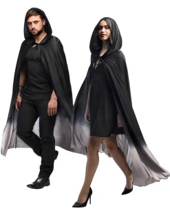 Black & Grey Cape - 170Cm