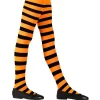 Black & Orange Tights 4-6 Yrs