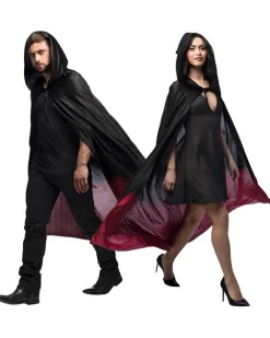 Black & Red Cape - 170Cm