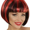 Black & Red Wig