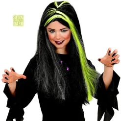 Black & White - Glow In The Dark Wig - Child