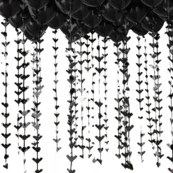 Black Balloon Ceiling Kit With Bat Tails
