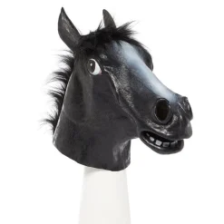 Black Beauty Horse Rubber Mask