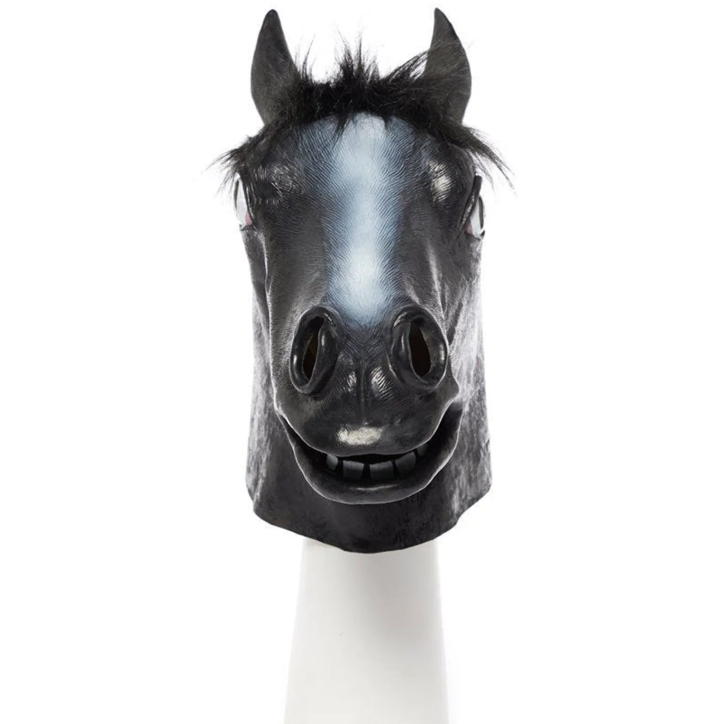Black Beauty Horse Rubber Mask