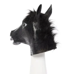 Black Beauty Horse Rubber Mask