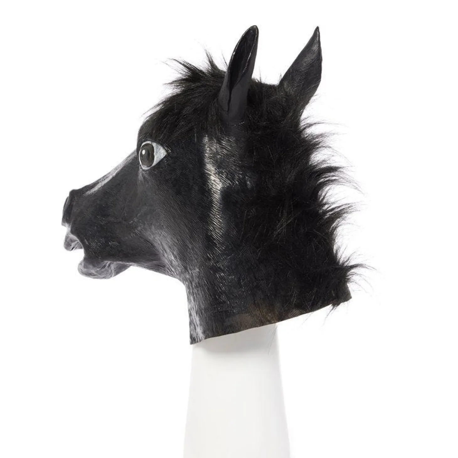 Black Beauty Horse Rubber Mask