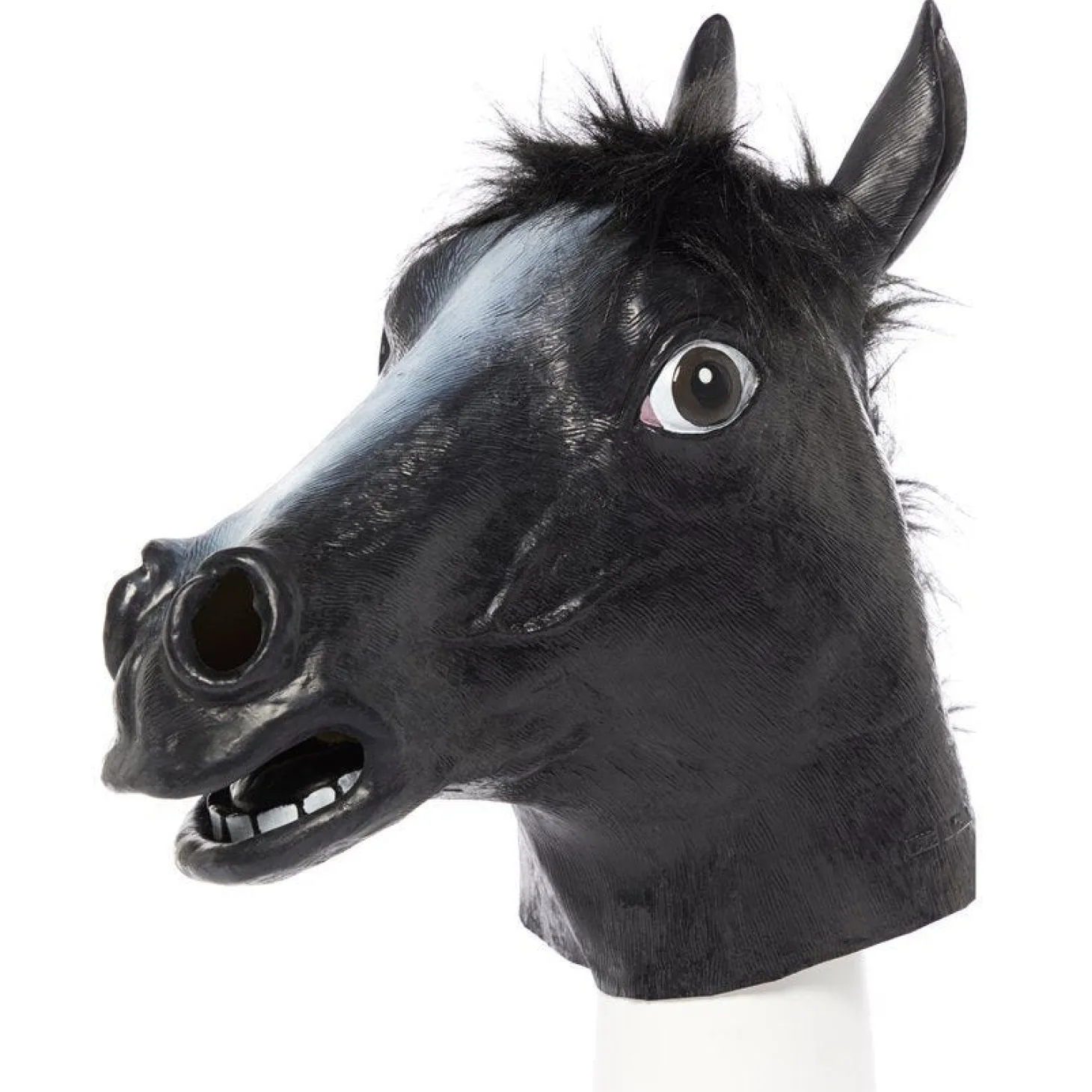 Black Beauty Horse Rubber Mask
