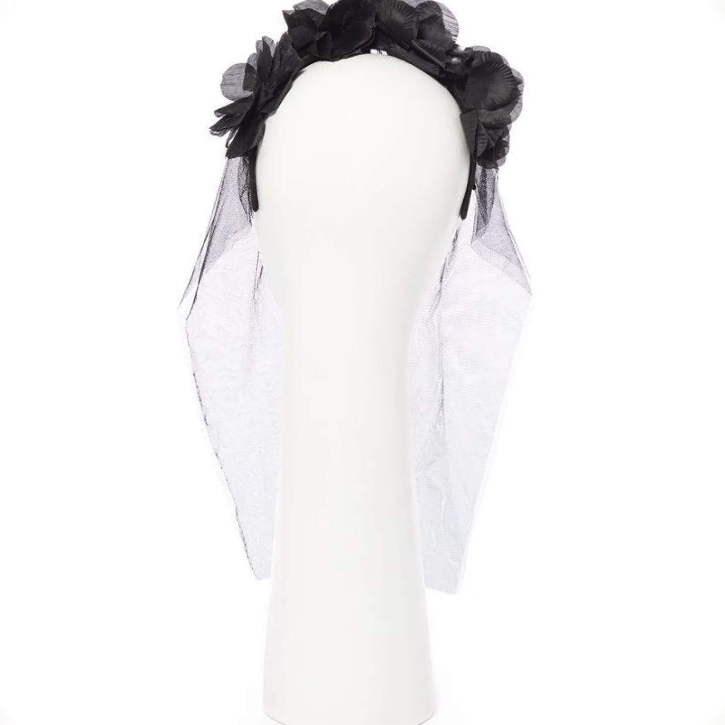 Black Bride Headband
