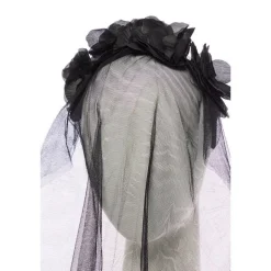 Black Bride Headband
