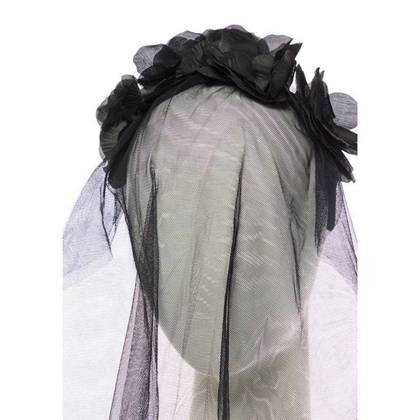 Black Bride Headband