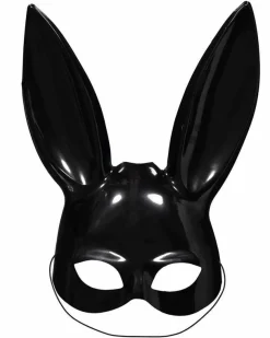 Black Bunny Half Mask