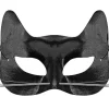 Black Cat Mask With Whiskers