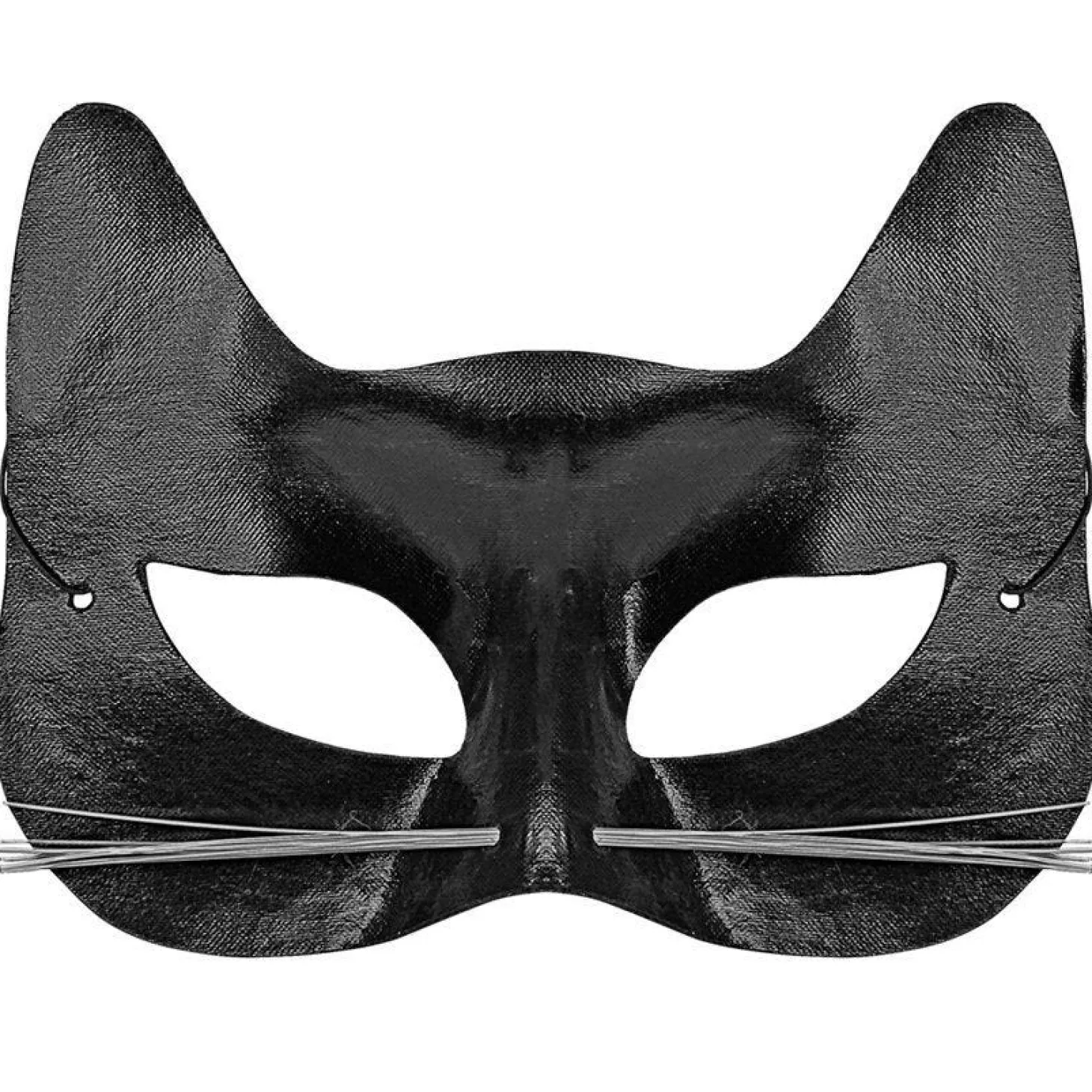 Black Cat Mask With Whiskers