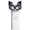 Black Cat Masquerade Mask On Stick