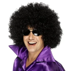 Black Disco Afro Wig