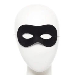 Black Domino Masquerade Mask