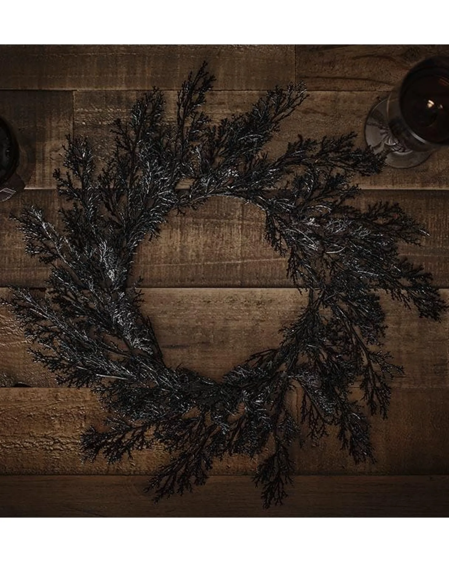 Black Foliage Placemats (4Pk)