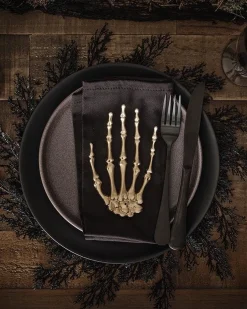 Black Foliage Placemats (4Pk)