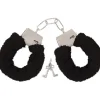 Black Furry Handcuffs