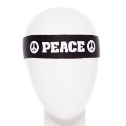 Black Hippie Peace Headband
