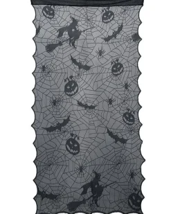Black Lace Door Cover