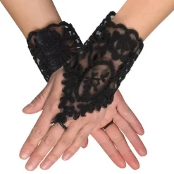 Black Lace Glovelettes