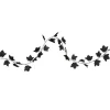 Black Leaf Garland - 1.5M