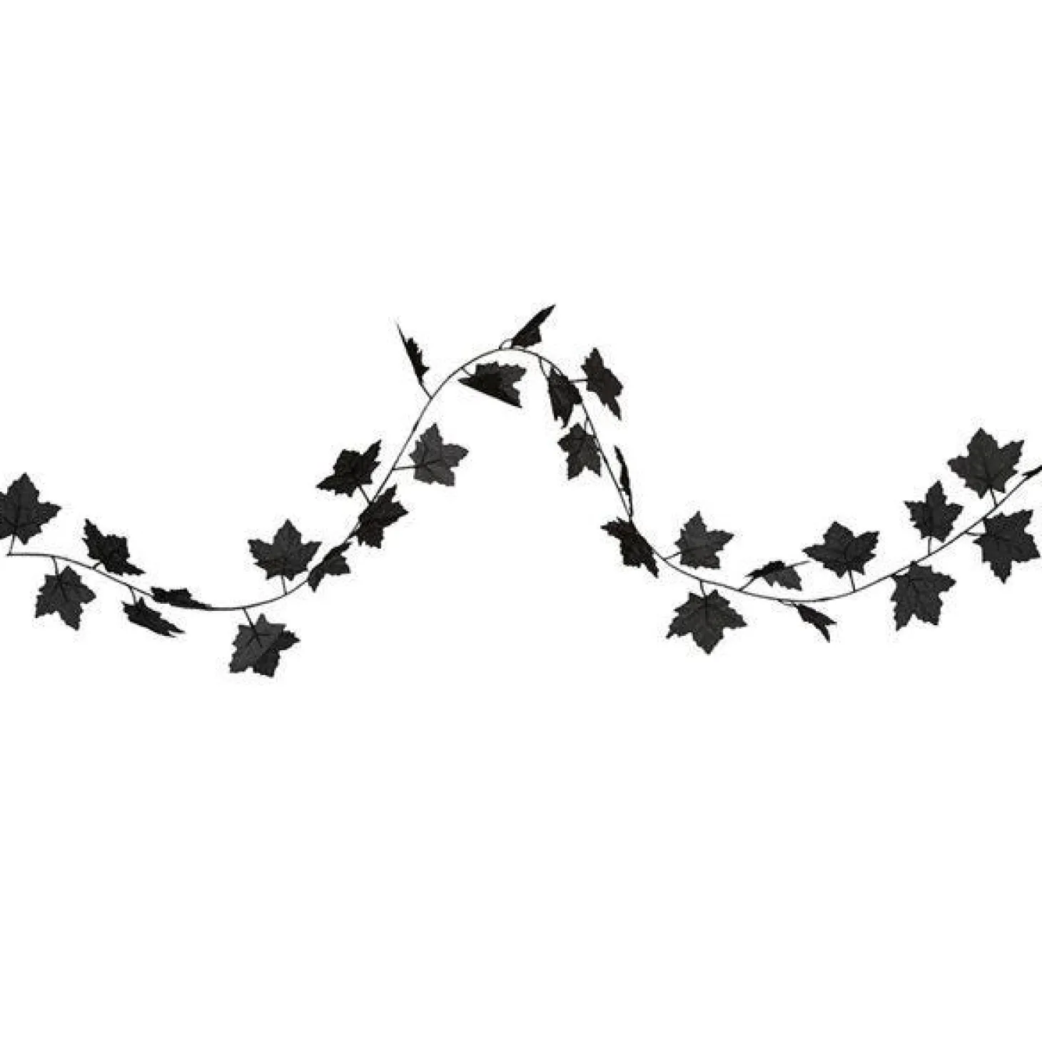 Black Leaf Garland - 1.5M