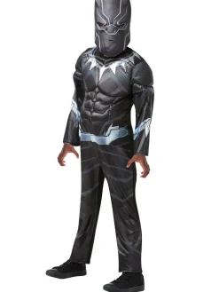 Black Panther Deluxe Muscle Chest - Child Costume