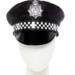 Black Police Hat - Child